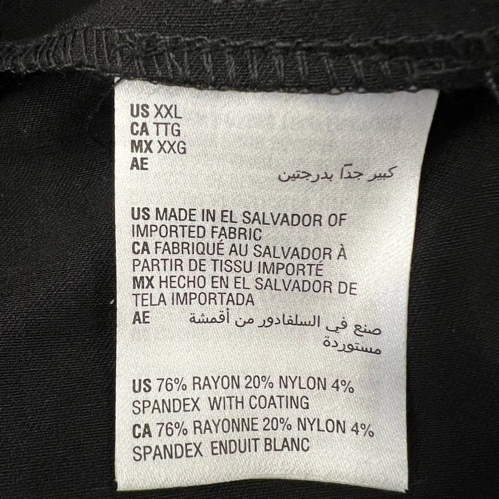 bar III matte black faux leather pants, NEW with tags, size XXL - Image 8