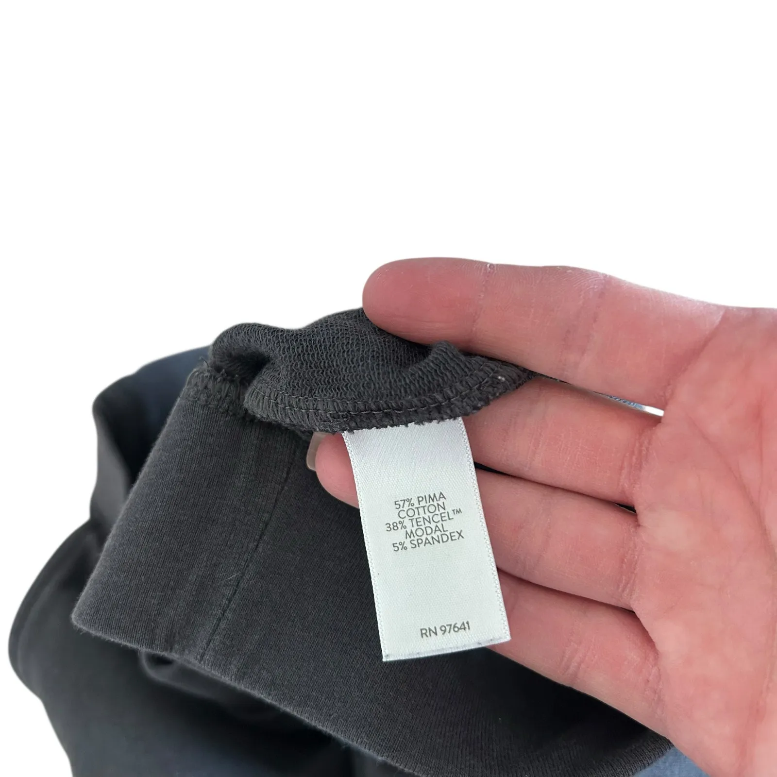 J. Jill Pure Jill Affinity French Terry Slim Crop Pants Sz S Gray - Image 3