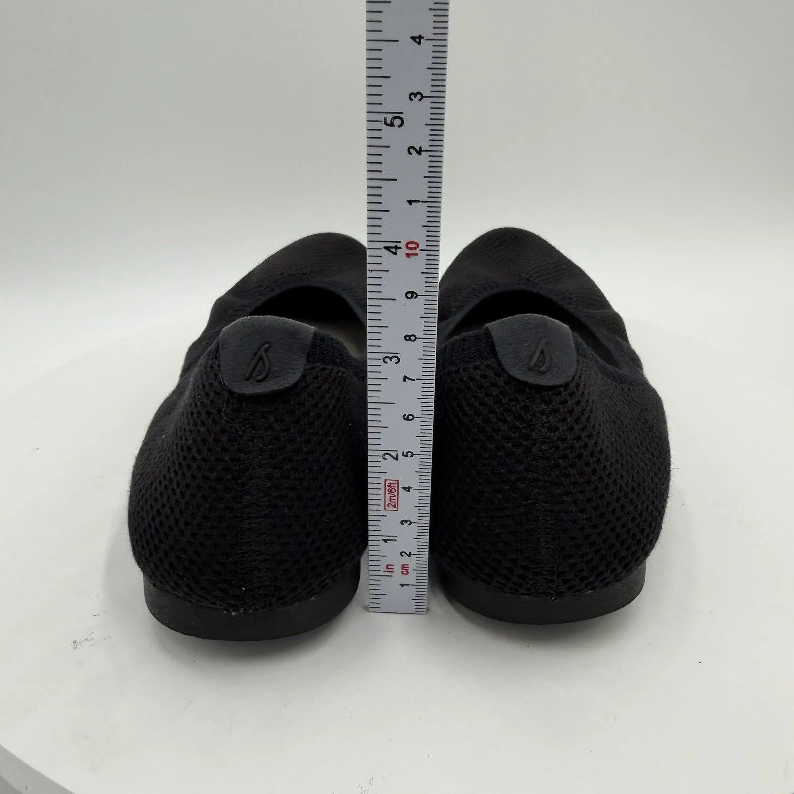 Allbirds Women’s Size 7 Tree Breezers Black Washable Knit Ballet Flats Shoes - Image 6