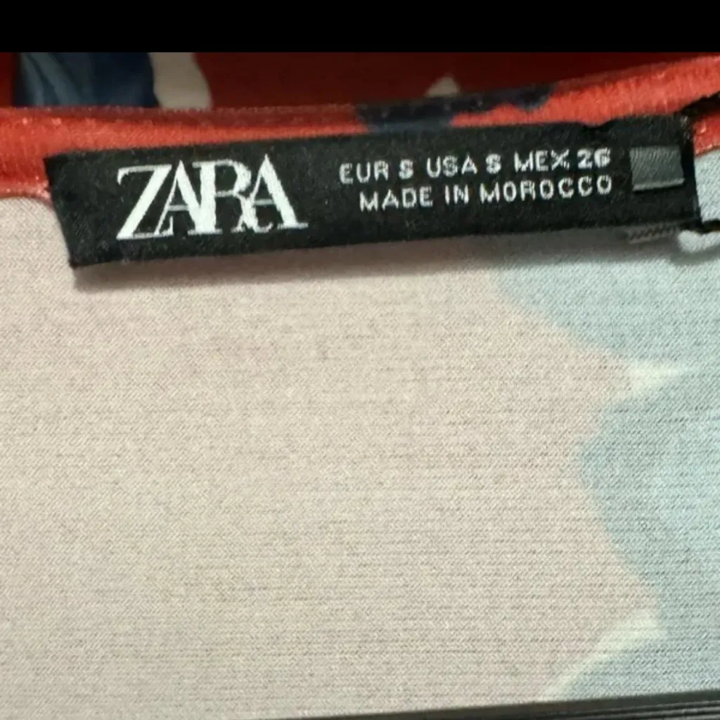 Zara Floral button down midi dress size S - Image 7