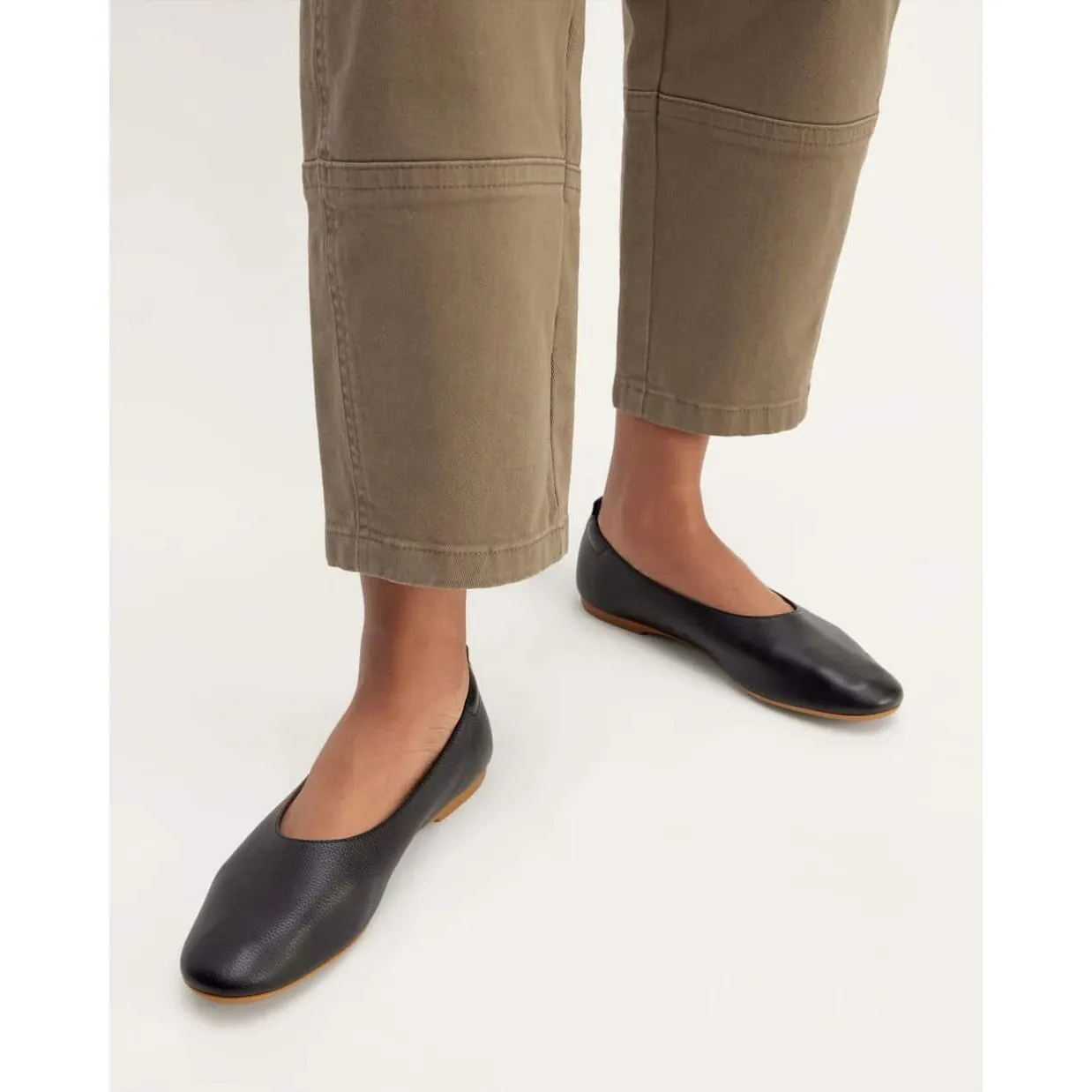 Everlane Women's The Day Glove Slip On Leather Chic Flat Loafers Black Size 10.5 - Image 15