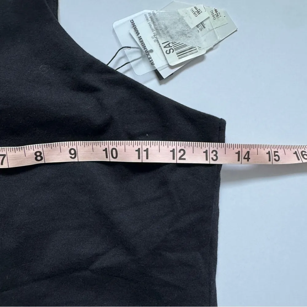 Alexander Wang T Black Compact Jersey Bodysuit Size X-Small NWT - Image 6