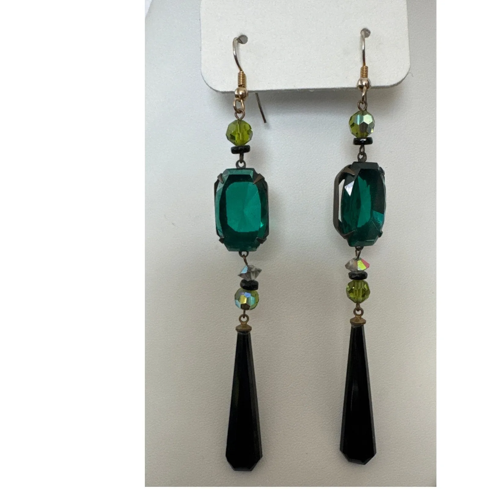 1990s–2000s Teal Glass & Onyx - Image 5