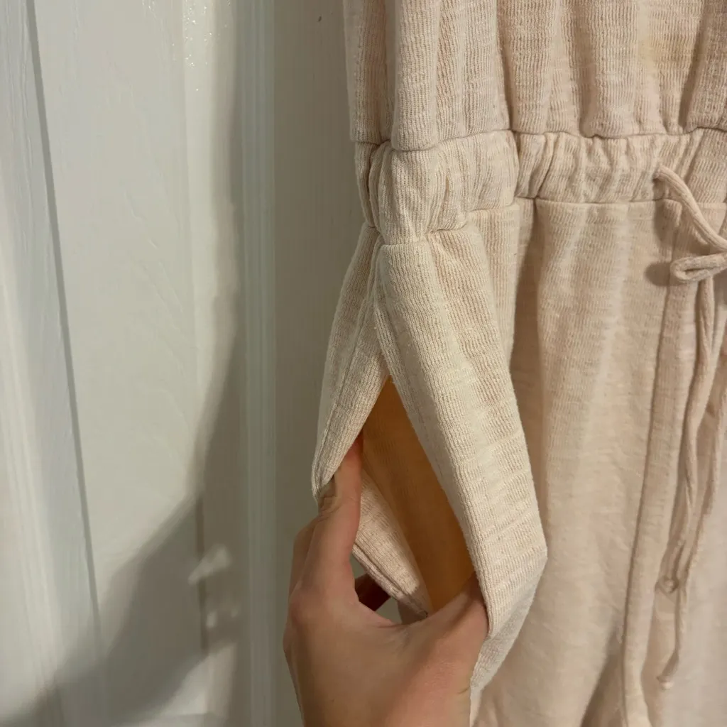 Free People Beach Pale Pink Jumpsuit Size L - Image 7