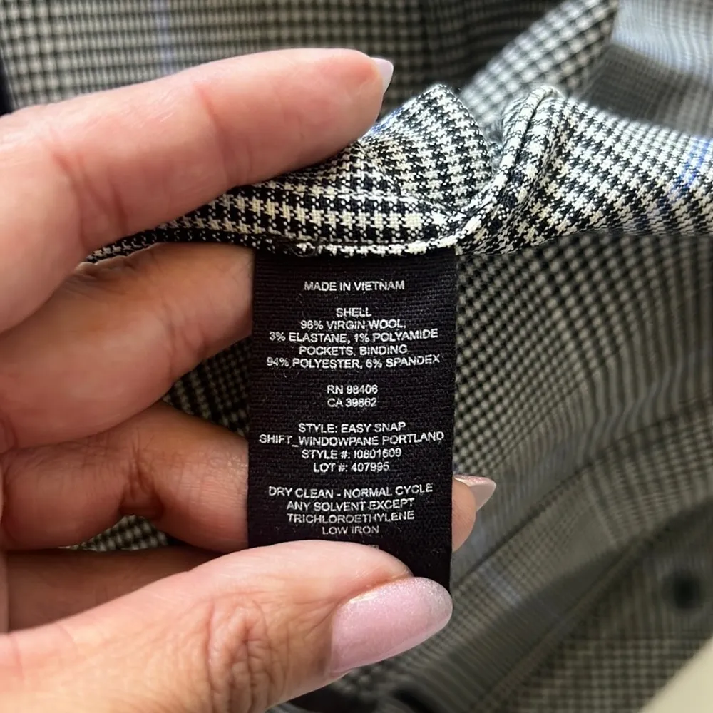 Theory  Easy Plaid Snap Shift Dress - Image 8