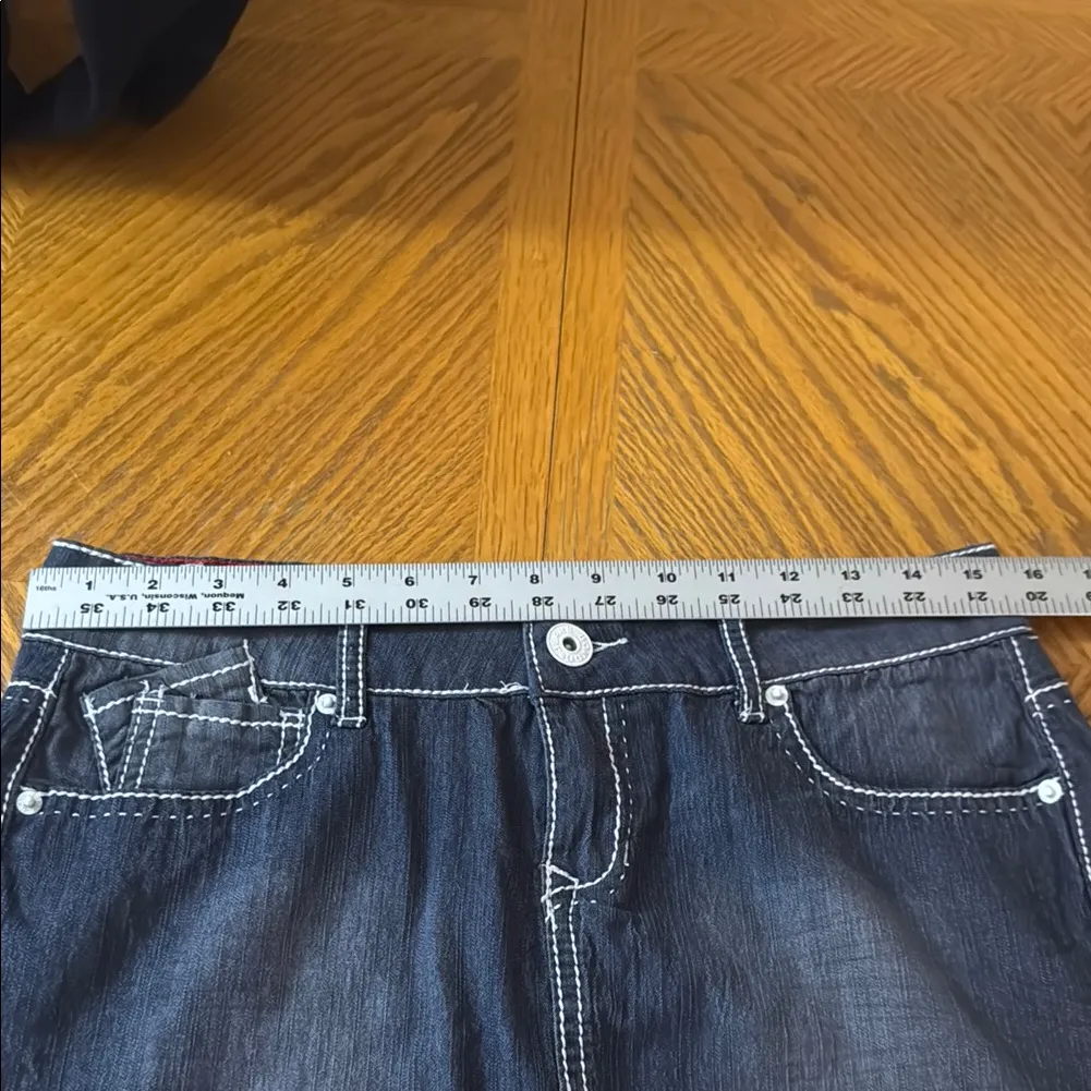 BONGO Dark Wash Mini Skirt - Image 4