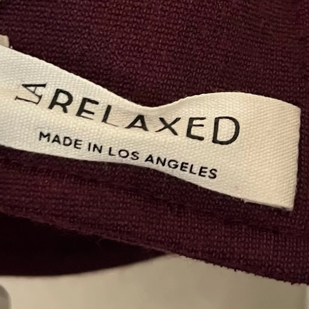 LA Relaxed • NWT Elegant Burgundy Scarf Pink - Image 4