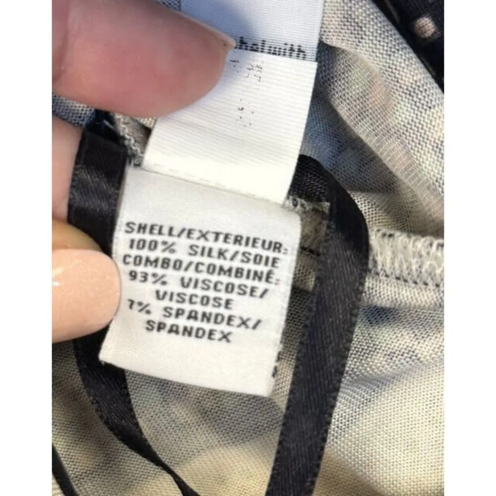 DIANE VON FURSTENBERG Rose Silk Jersey Dress Women’s Size‎ 4 - Image 7