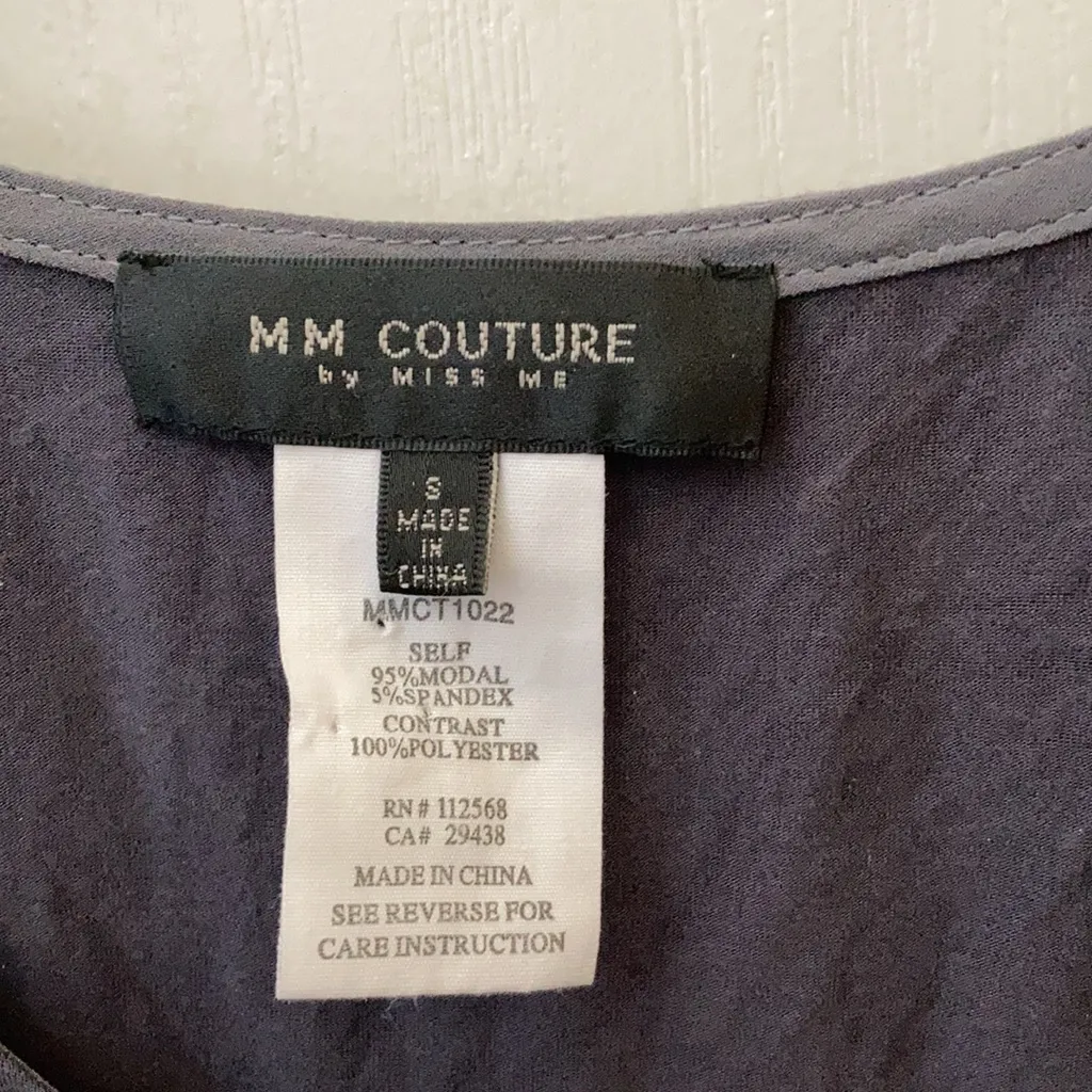 FINAL MARKDOWN Miss me mm couture decorative top small - Image 3