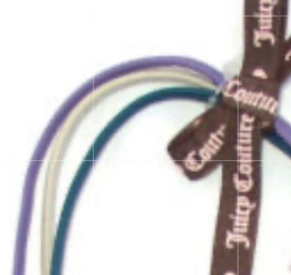 HAIR HEADBANDS HEART LOGO CHARMS SET OF 3 - Image 6