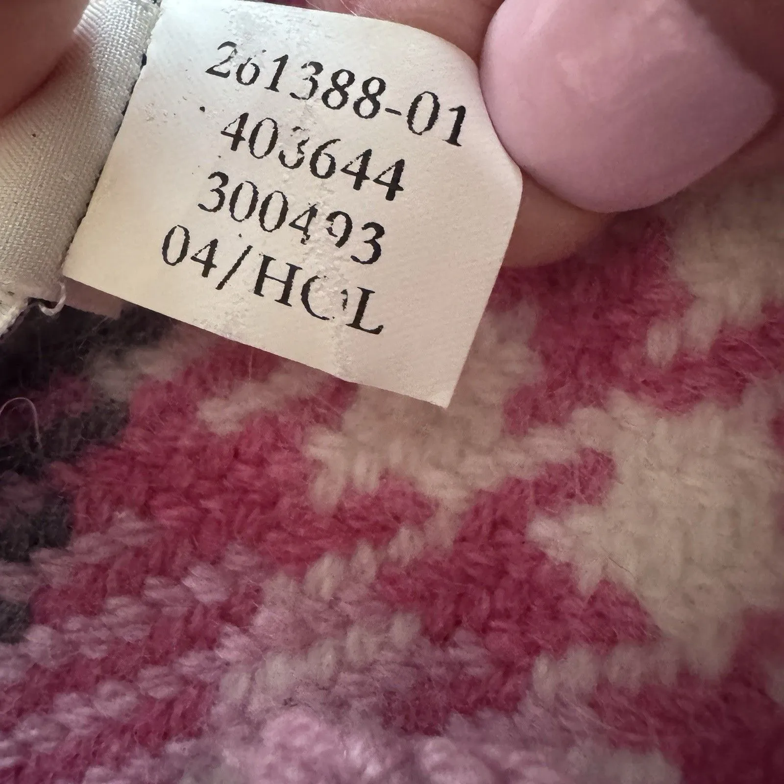 Banana Republic Pink Plaid Fringe Scarf Lambswool Rabbit Hair Warm Soft Cozy - Image 5