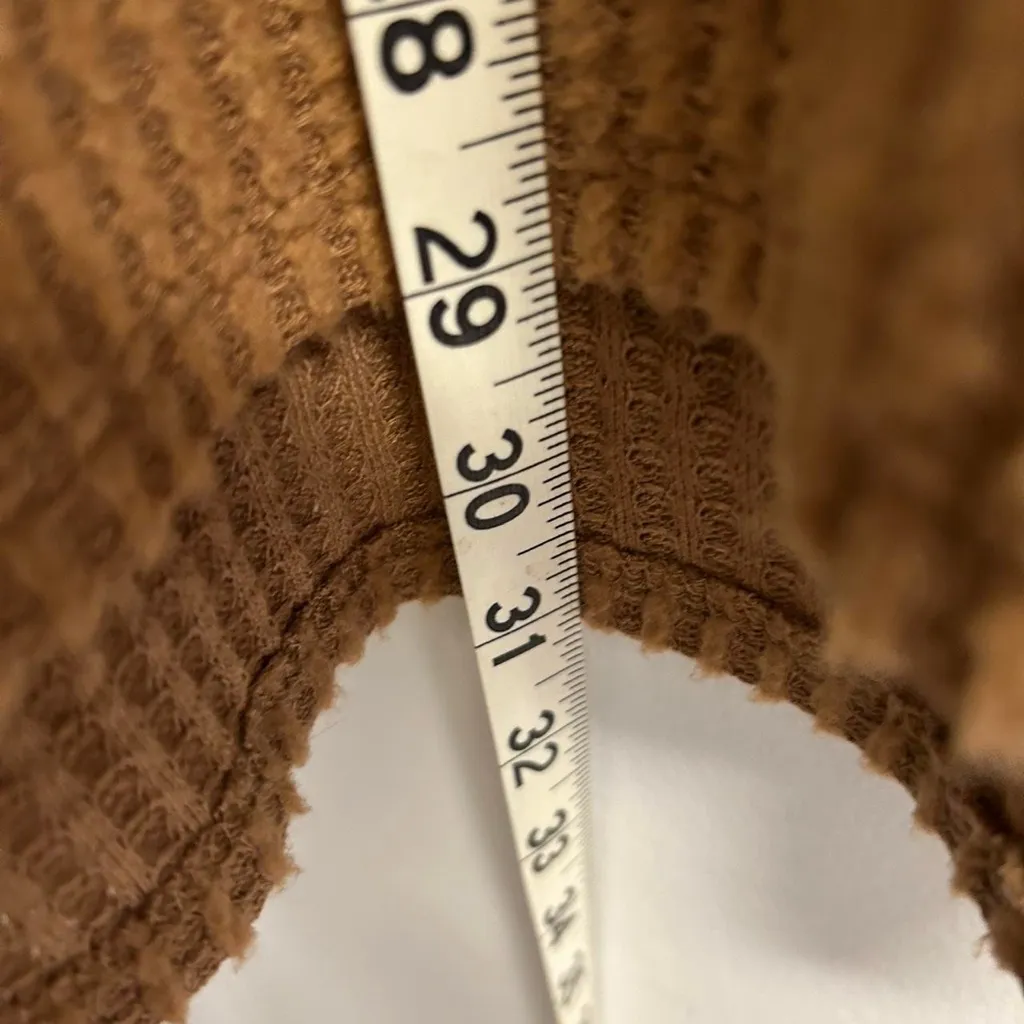 Cozy Tan Oversized Cowlneck  Sweater - Image 4
