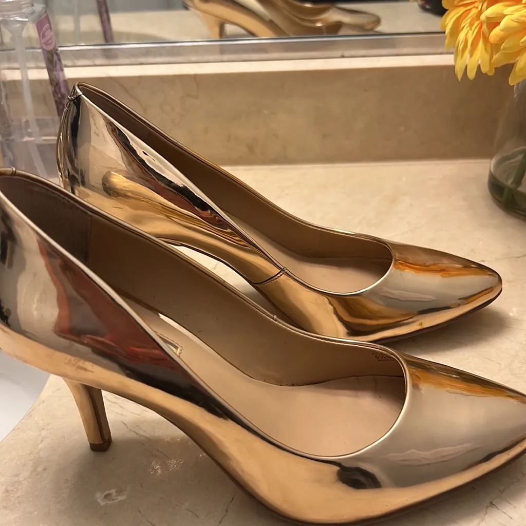 INC International Concepts Rose Gold Heels Size 8.5 - Image 4