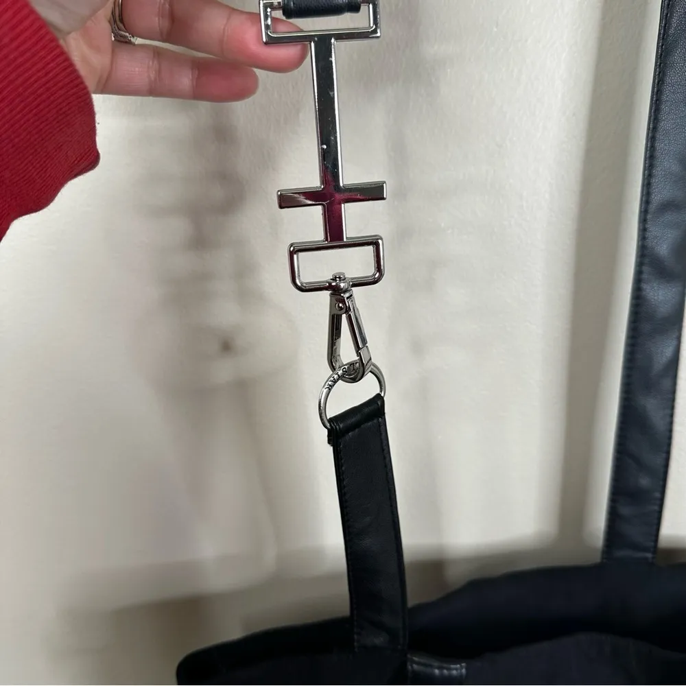 KILLSTAR  Suspender Pants Womens XXL Black Upside Down Cross Emo Grunge Goth - Image 2