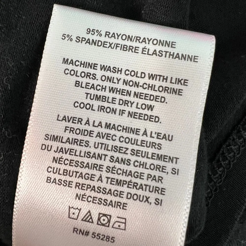 Express Womens Top XL Relaxed Tee Soft Stretch Long Length Workwear Casual Flowy - Image 7