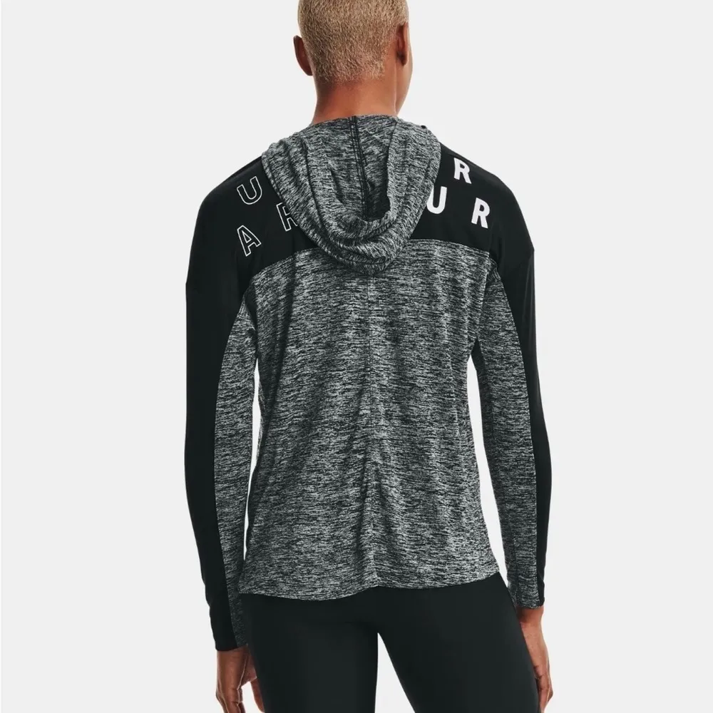 Womens  UA Tech Twist Graphic Hoodie Size 1X Lightweight New - Image 3