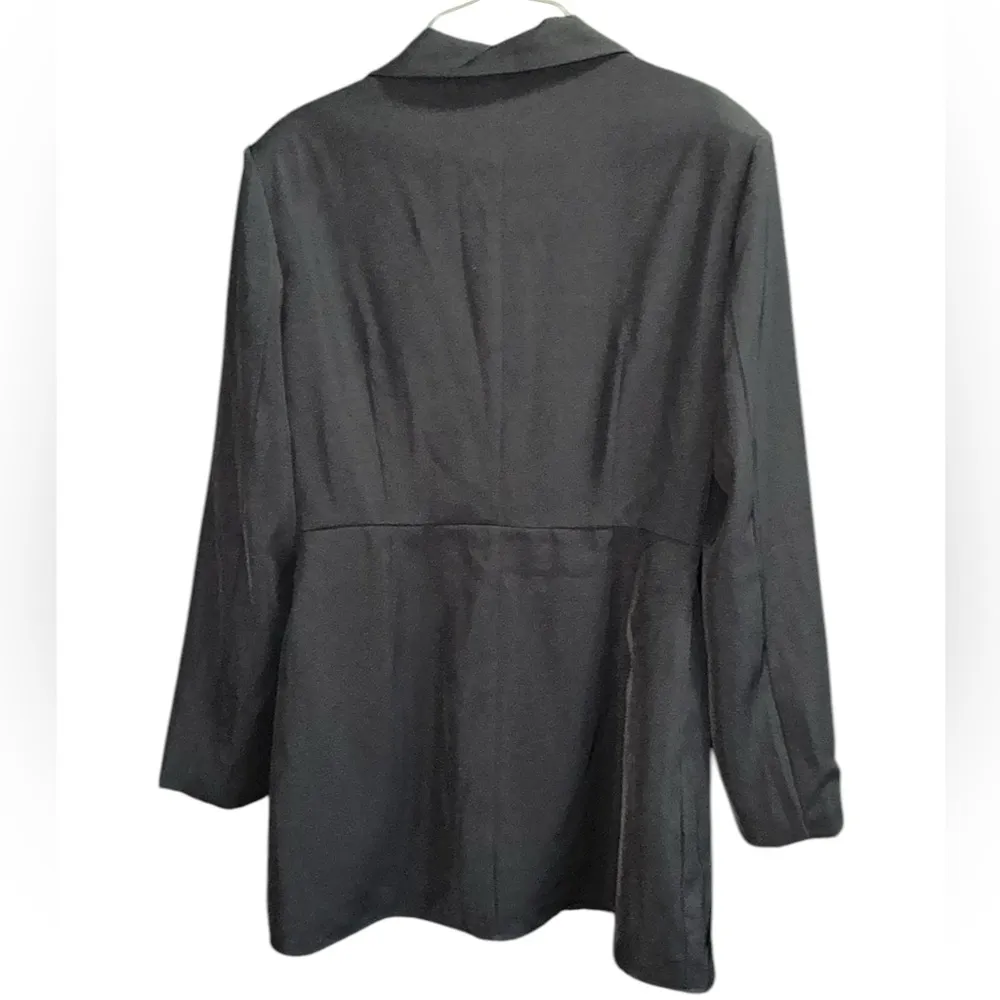 Cider Black Blazer Sleek Professional Suit Jacket - Image 4