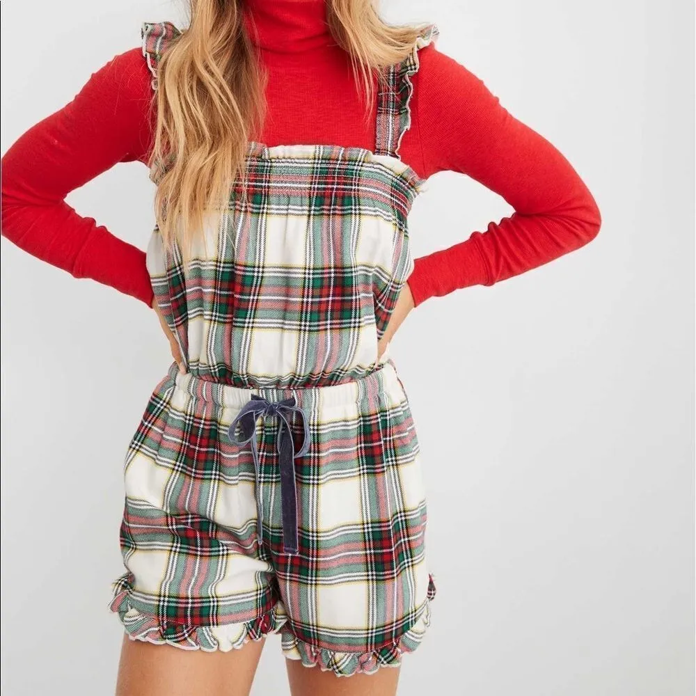 ✨NWOT✨Aerie Flannel Romper✨  - Image 3