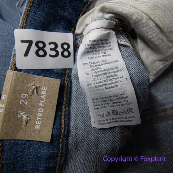 New! Madewell‎ Retro Flare Jeans in Norwich Wash , size 29 - Image 15