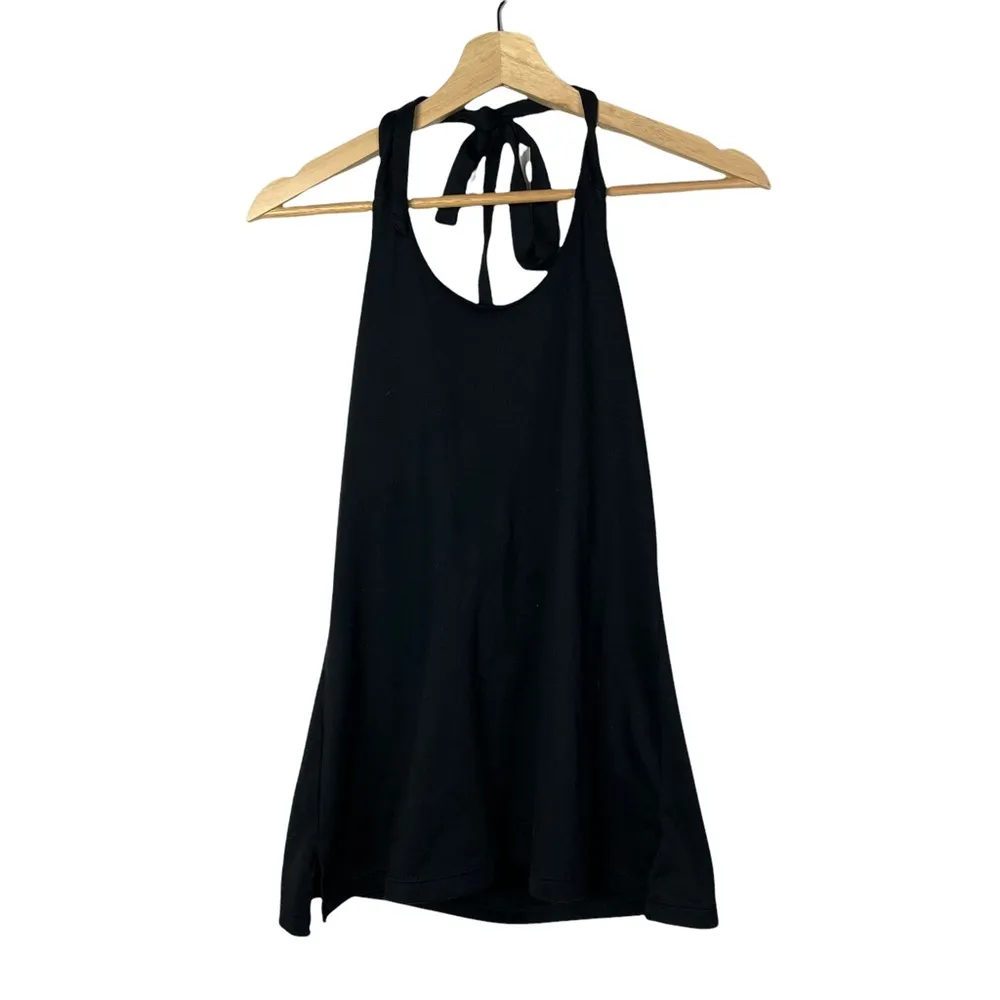 Manduka Black Tie Back Halter Athletic Tank Top M - Image 47