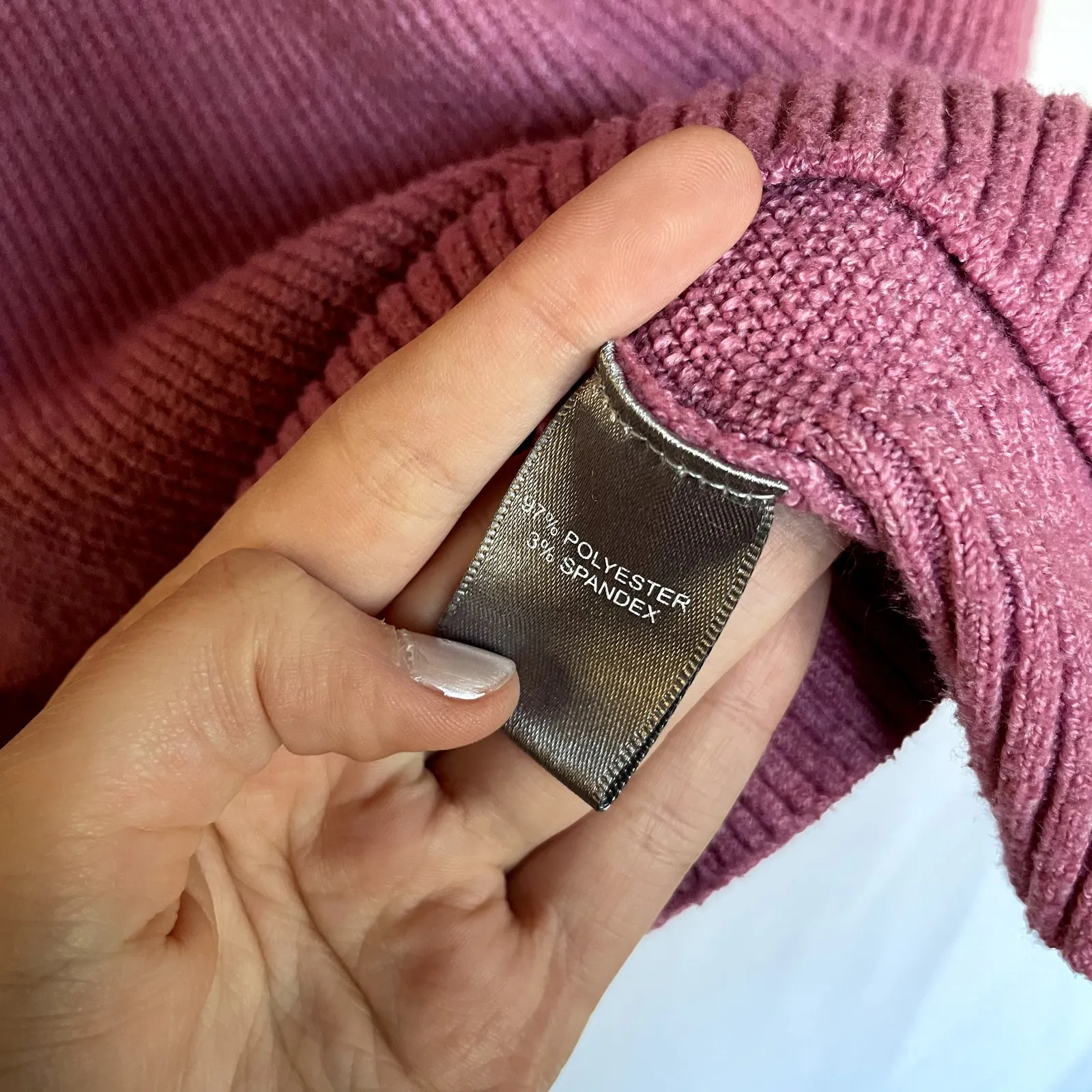 Marled reunited clothing pink v - Image 4