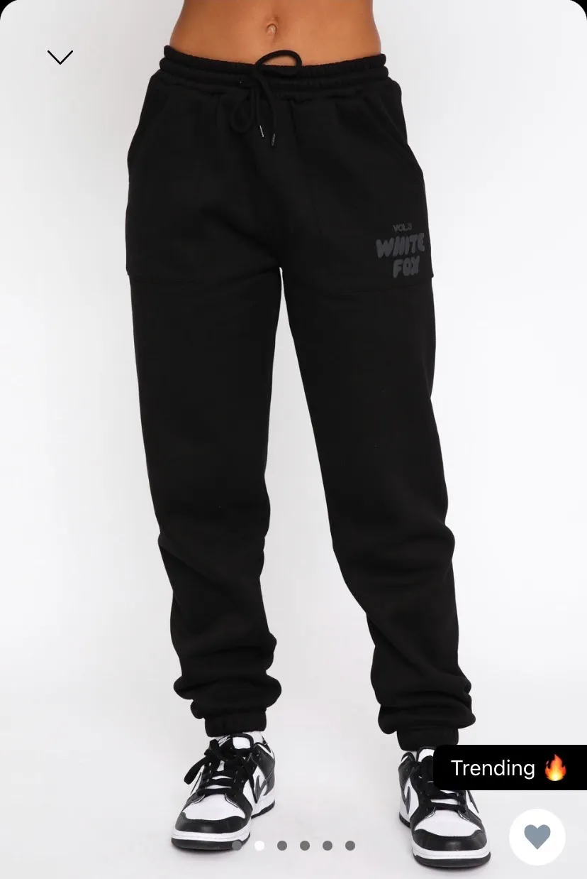 White Fox Boutique White Fox Offstage Onyx Sweatpants and Hoodie Set - Image 2