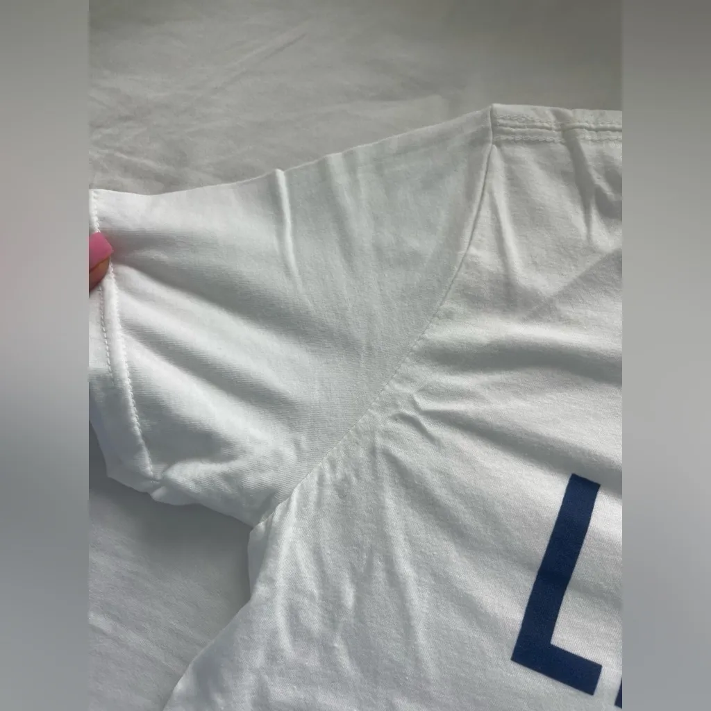 GILDAN WHITE TSHIRT “LET’S DAY DRINK” XS - Image 4