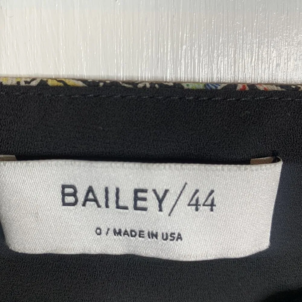 Bailey 44 Tropical Floral Print Ruffle MIDI Flowy Skirt W-397 Sz 0 - Image 7