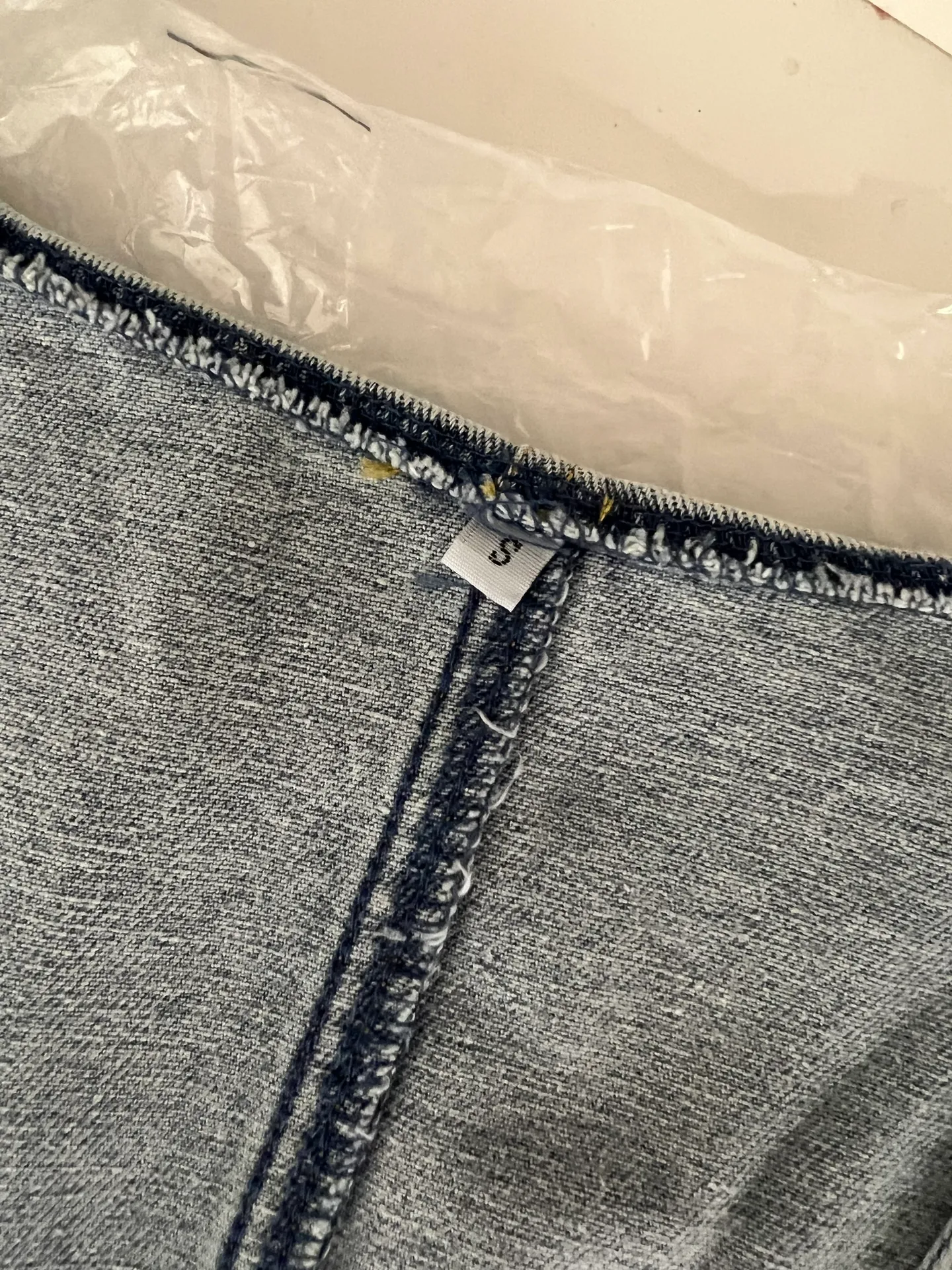 Cropped Denim Vest - Image 4