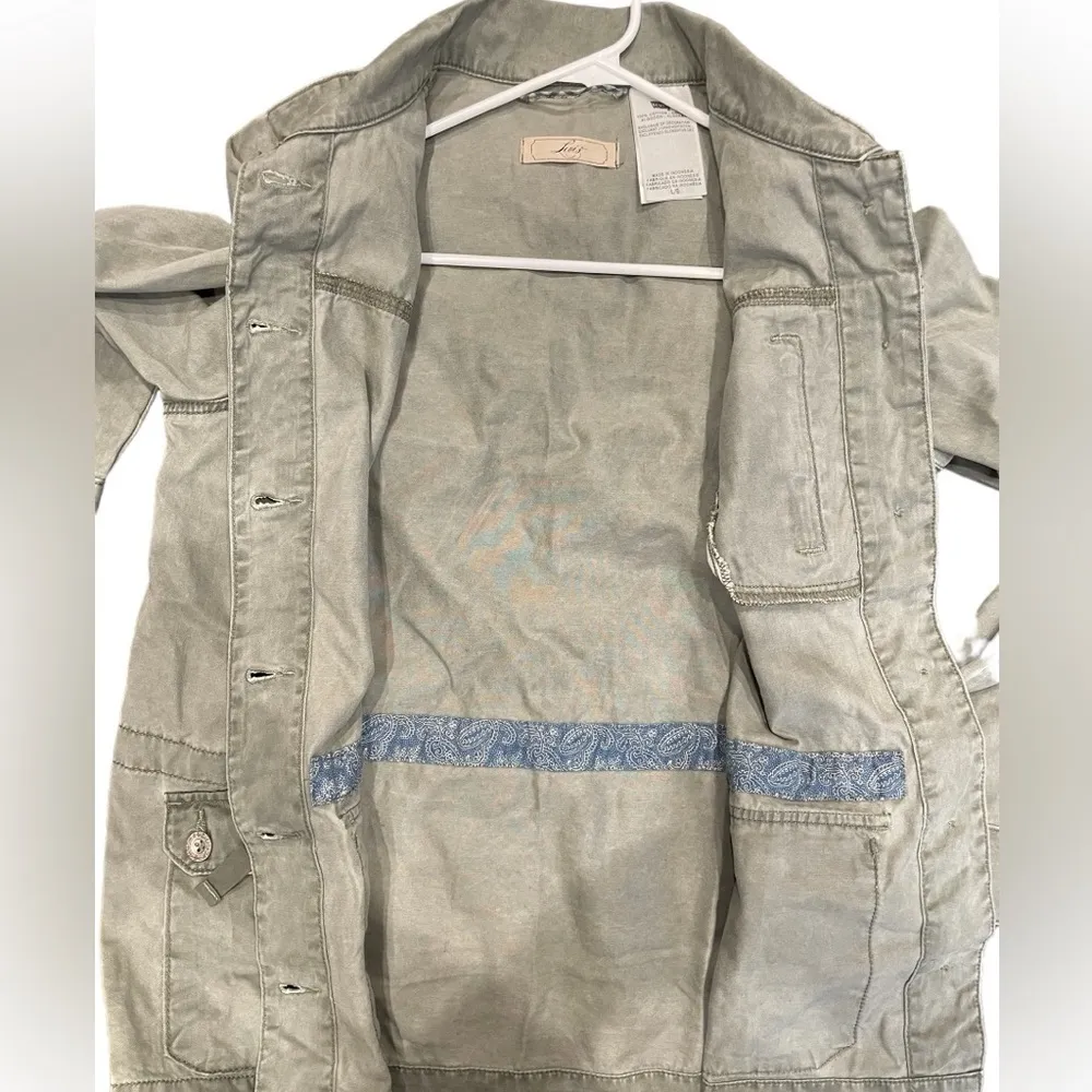Levi's Green Jacket Size Large - Image 3