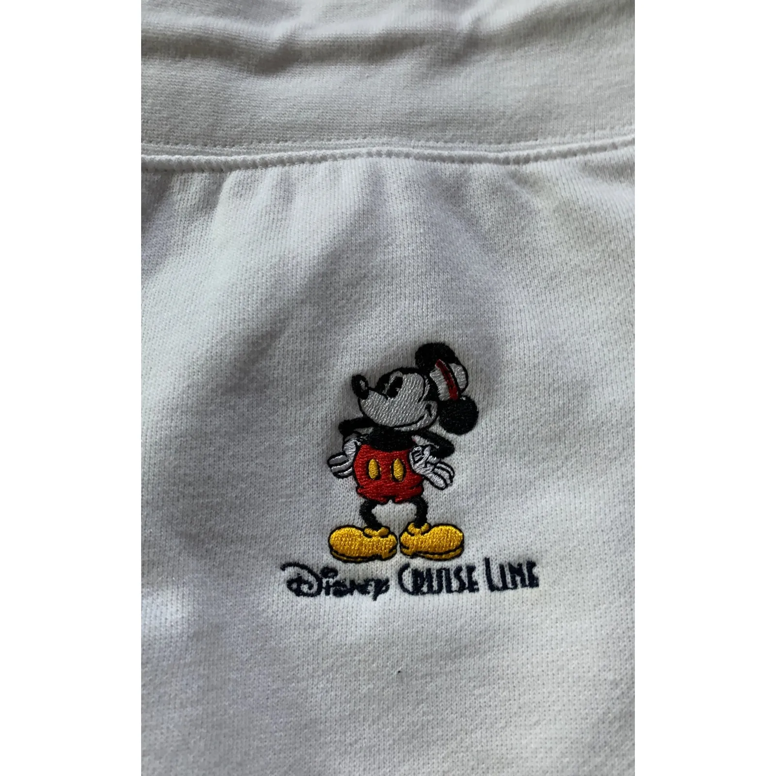 Disney Cruise White Cotton Pants NWOT‎ Size M - Image 2