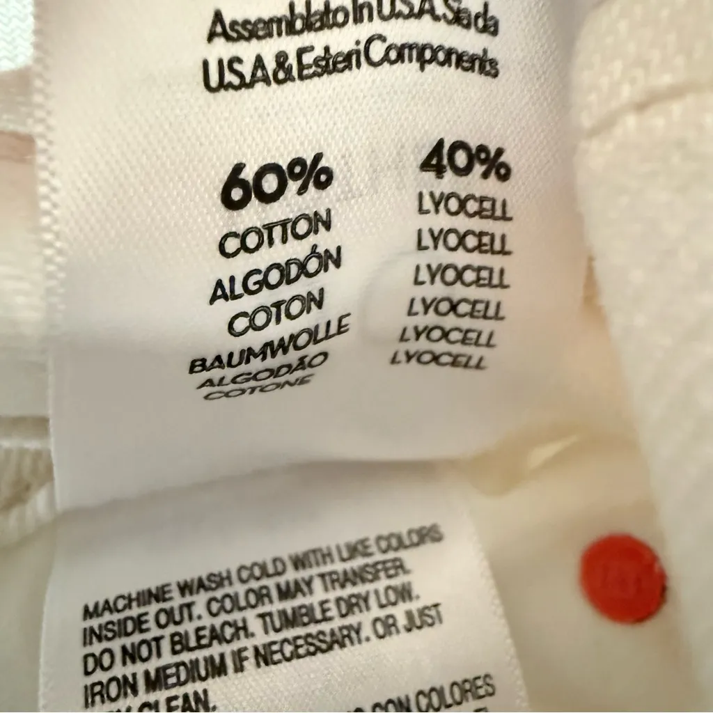 NWT Mother Snacks The Fun Dip Cargo Maxi Skirt, Natural Denim Cream | 30 White - Image 6