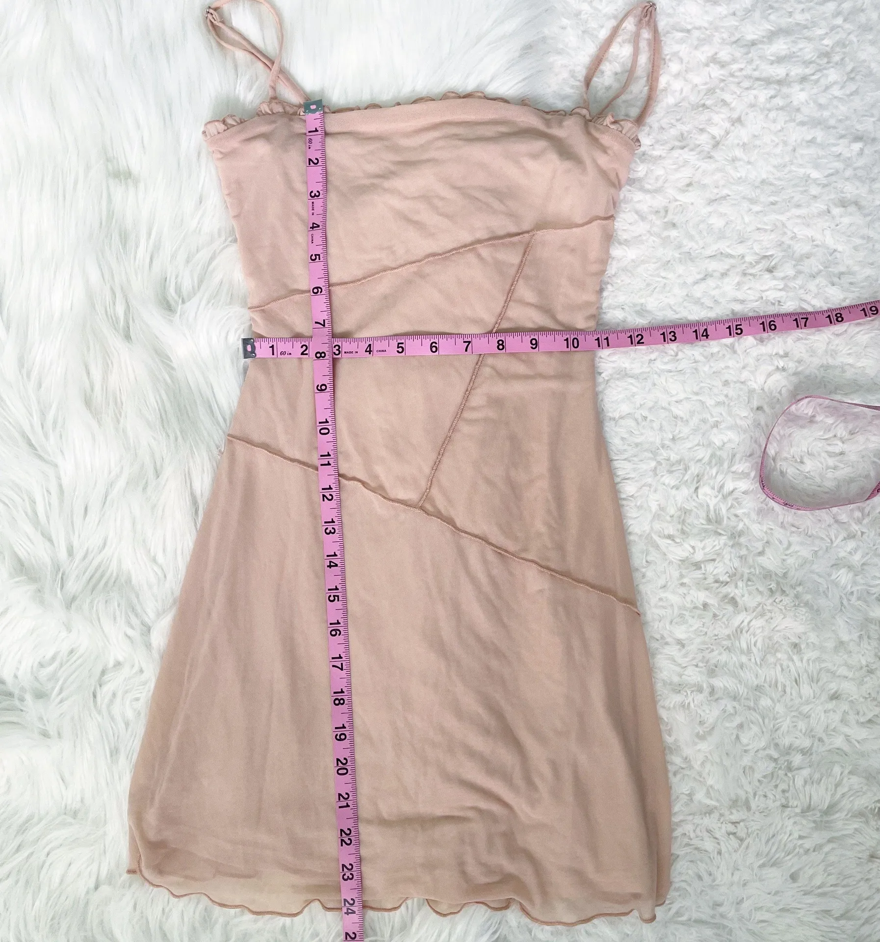 Coquette Mini Dress Pink - Image 3