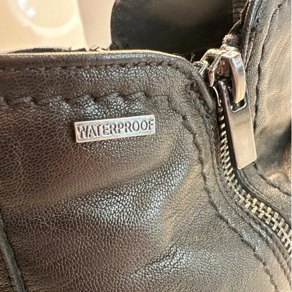 Clarks Aspra Walk Waterproof Womens Black Ankle Boots Size 9.5 - Image 7