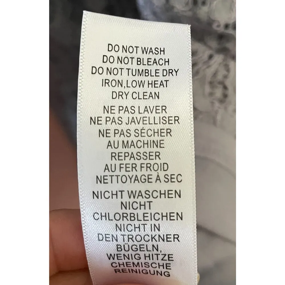 Adrianna Papell Signature Lace Blouson Gown Light Purple Size 4 NEW - Image 11