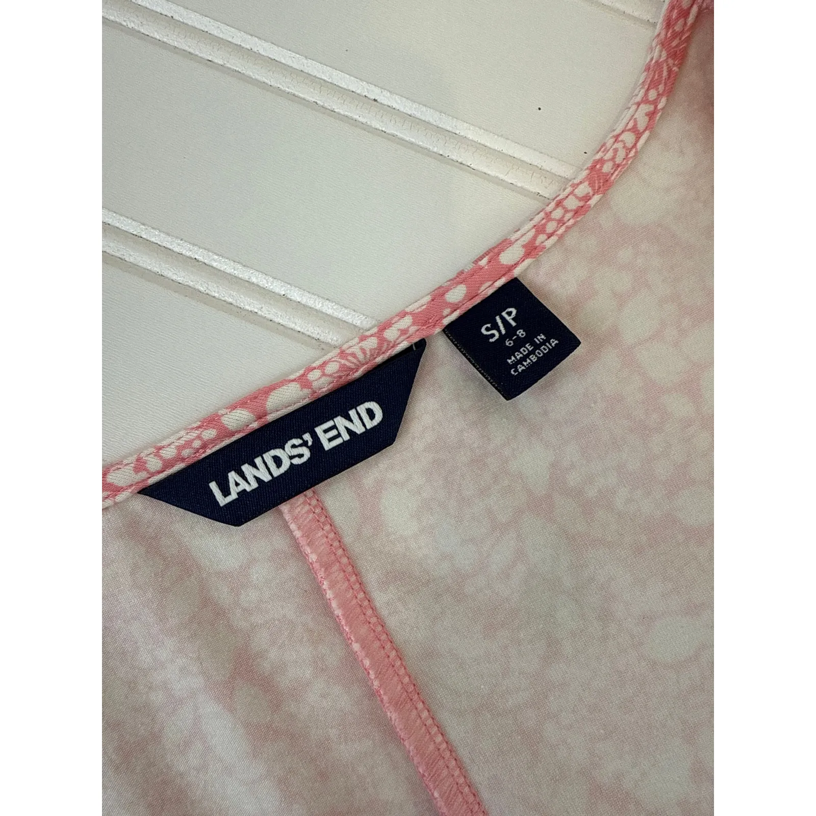 LANDS’ END DRESSSES Pink & Blue Mini Summer Casual Short Sleeve Bundle Size S - Image 5