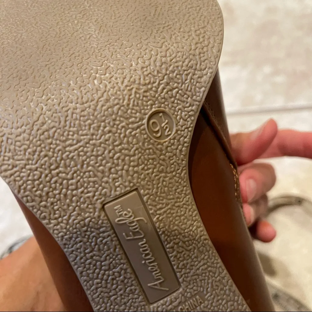 American Eagle Chunky Platform Boots size. 9.5 brown euc‎ - Image 7