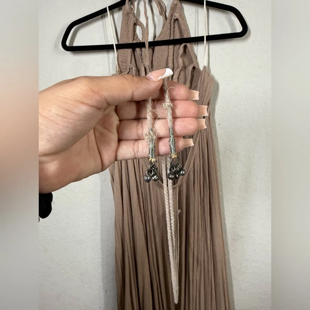 Free People Extratropical Shiny Dress Size Medium - Image 5