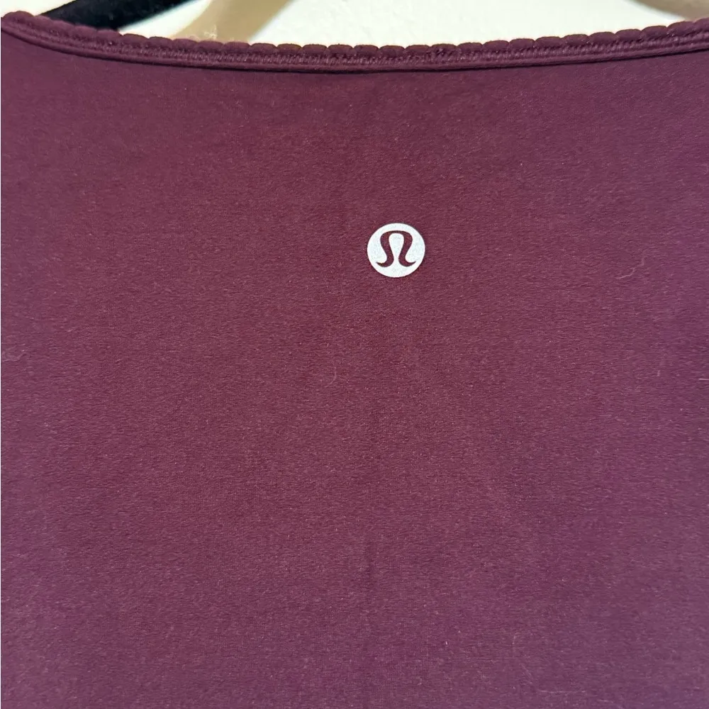 Lululemon Athletica Purple Wrap Blouse - Image 7