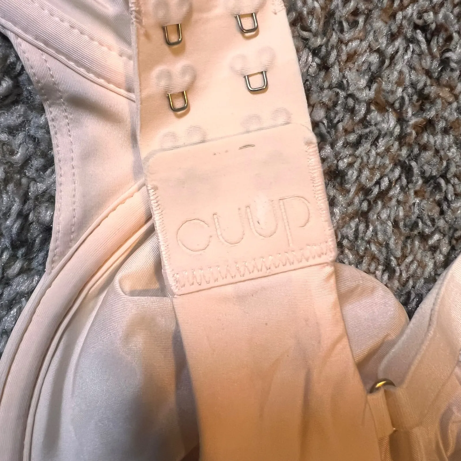 CUUP The Triangle‎ Bra Underwire Support Adjustable Straps 32E Tan Size undefined - Image 3