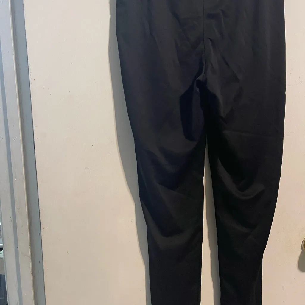 Adidas Black Performance Track Pants - Image 2