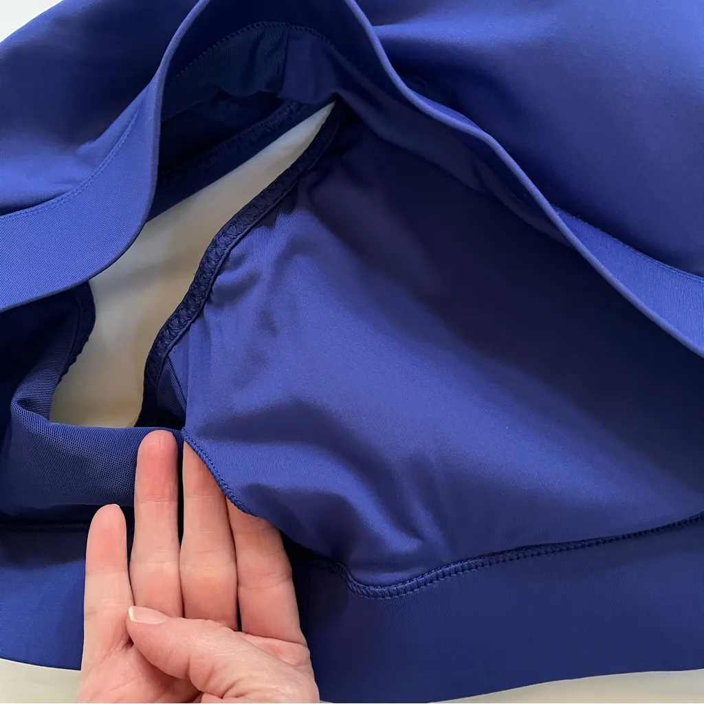 Fabletics Trinity High Impact Sports Bra Blue Size 2X Athletic High Impact - Image 7