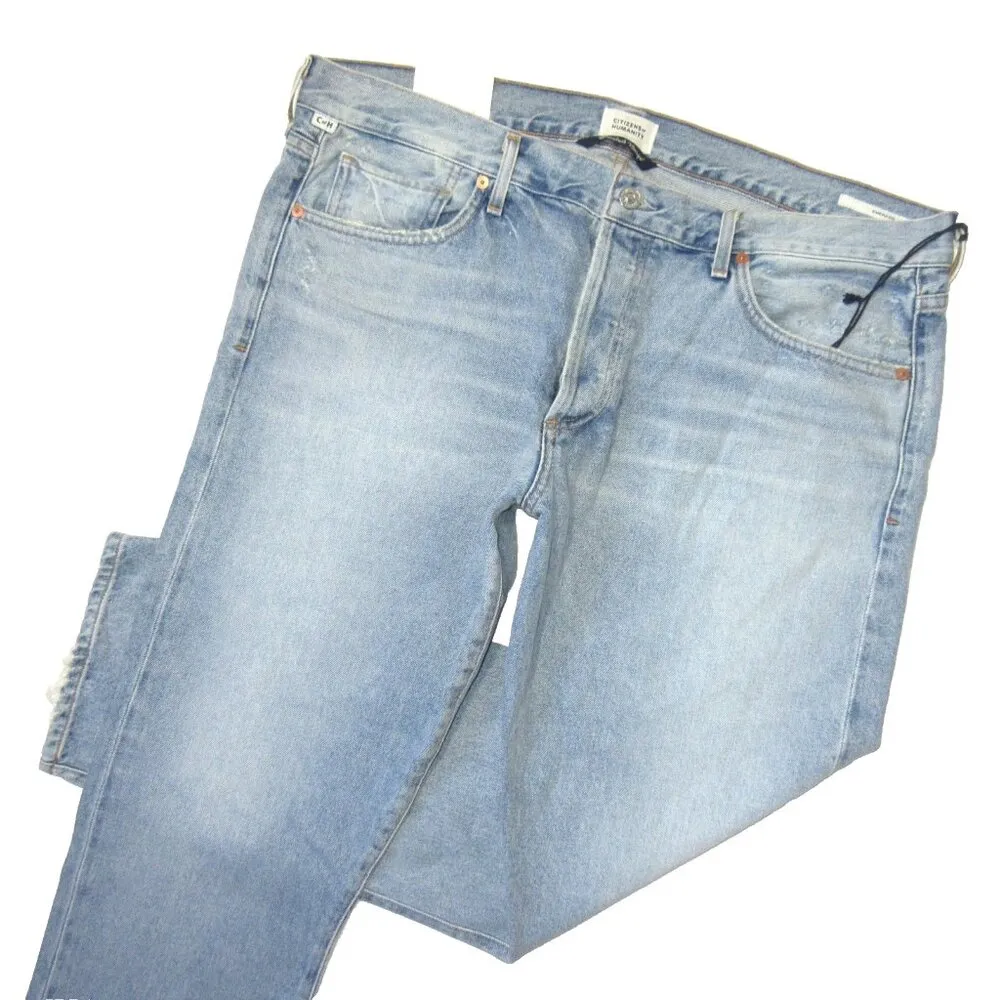 NWT Citizens of Humanity Emerson in Night Cap Relaxed Slim Boyfriend Jeans 33 - Image 6