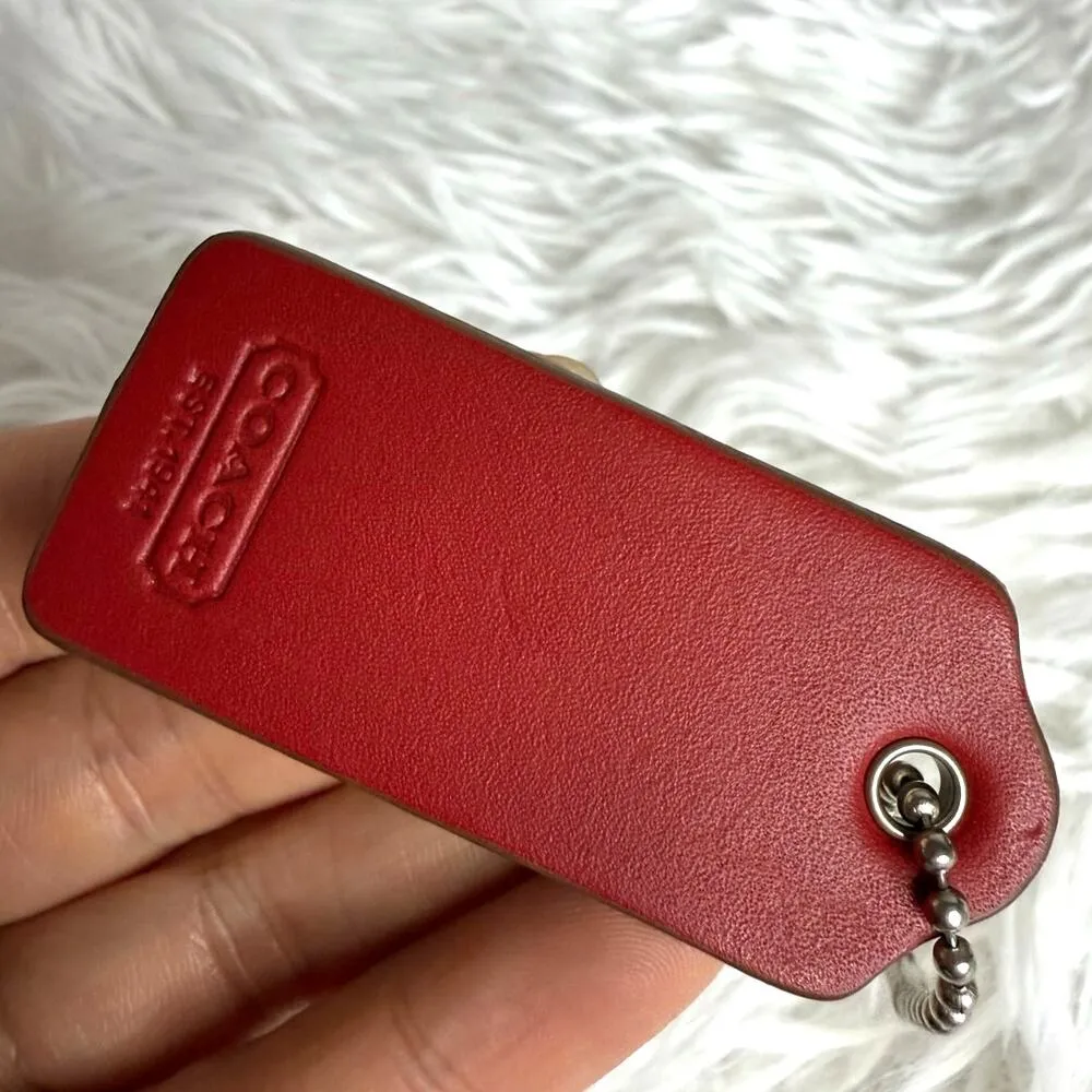Vintage Coach y2k Replacement Hang Tag Bag Charm - Image 2