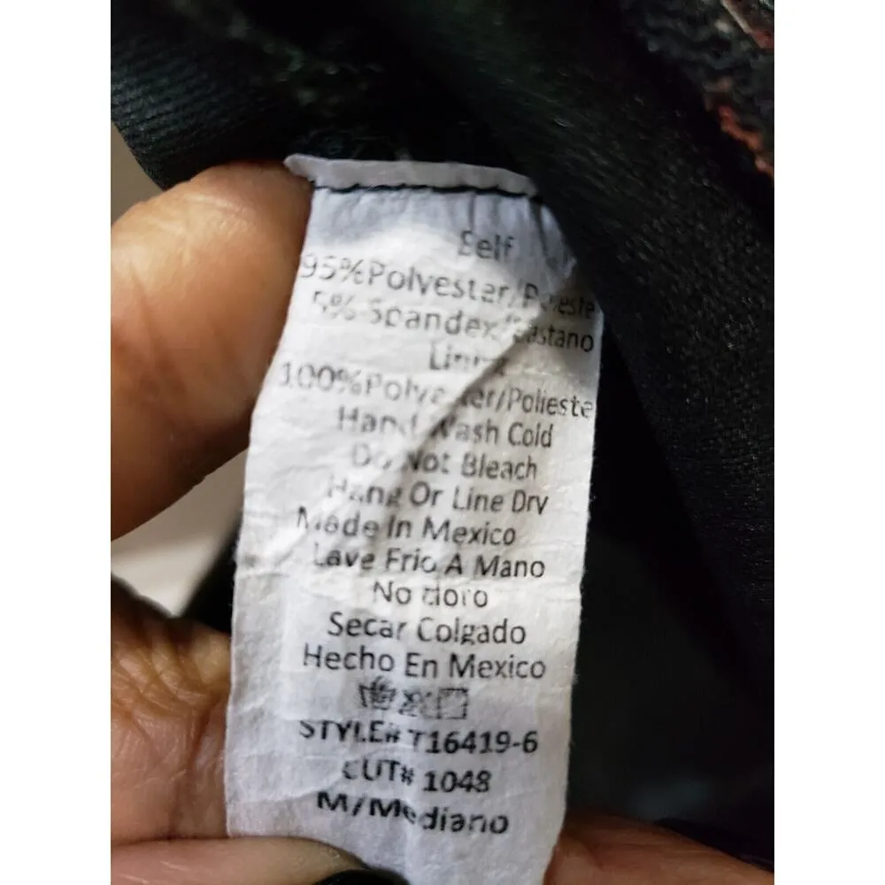 21 Saints Women's Multicolor Animal Print Mock Neck Sleeveless Bodysuit Medium - Image 7