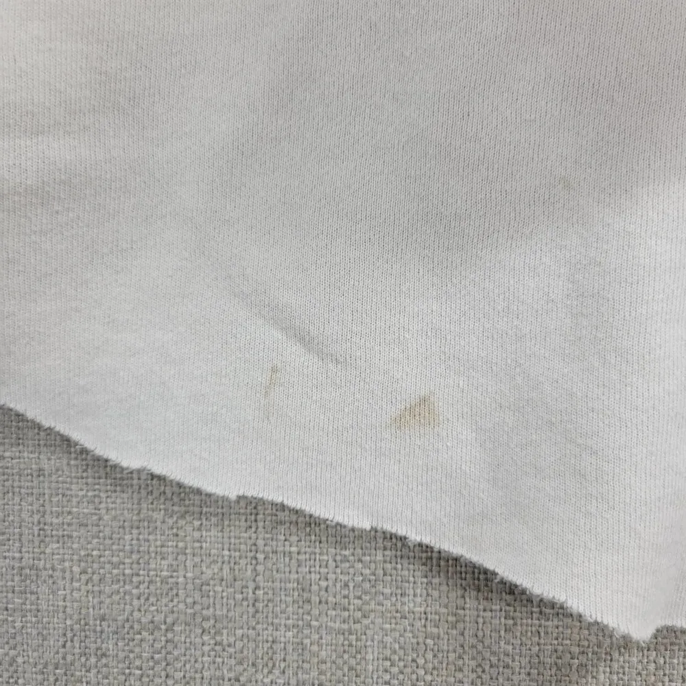 Billabong Windy Palms Womens Sweatshirt Size M White DIY Raw Cut Hem Crop Hoodie - Image 13