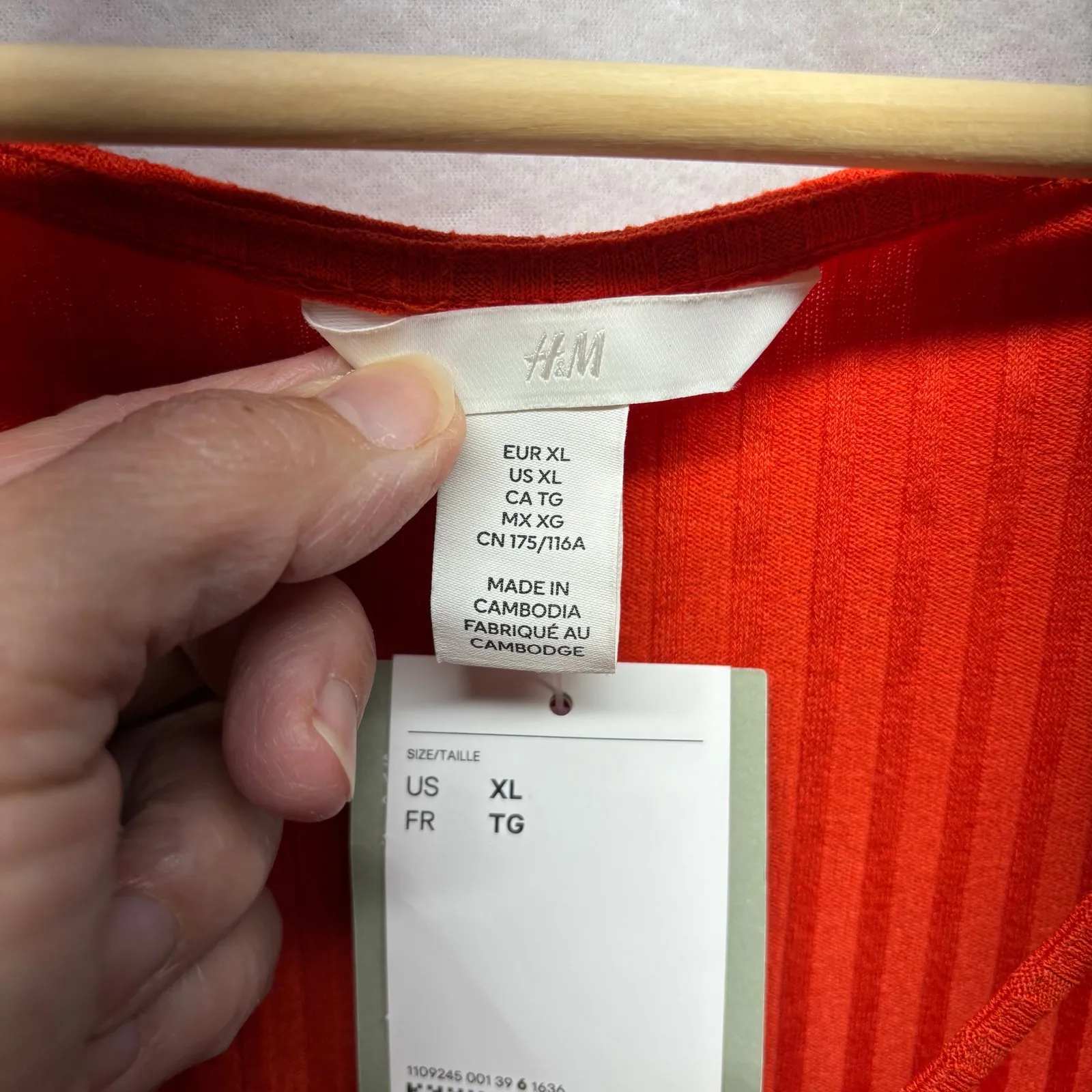 H&M Ribbed Knit Maxi‎ Dress - Size XL - New With Tags - Image 3