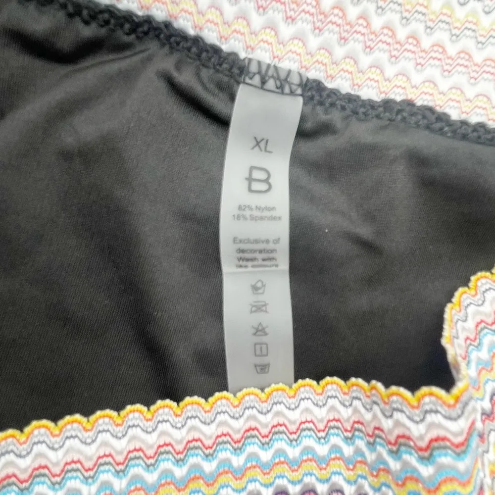 NWT Blooming Jelly Bikini Set Size XL Black High Waist Swimsuit Retro Stretch - Image 14