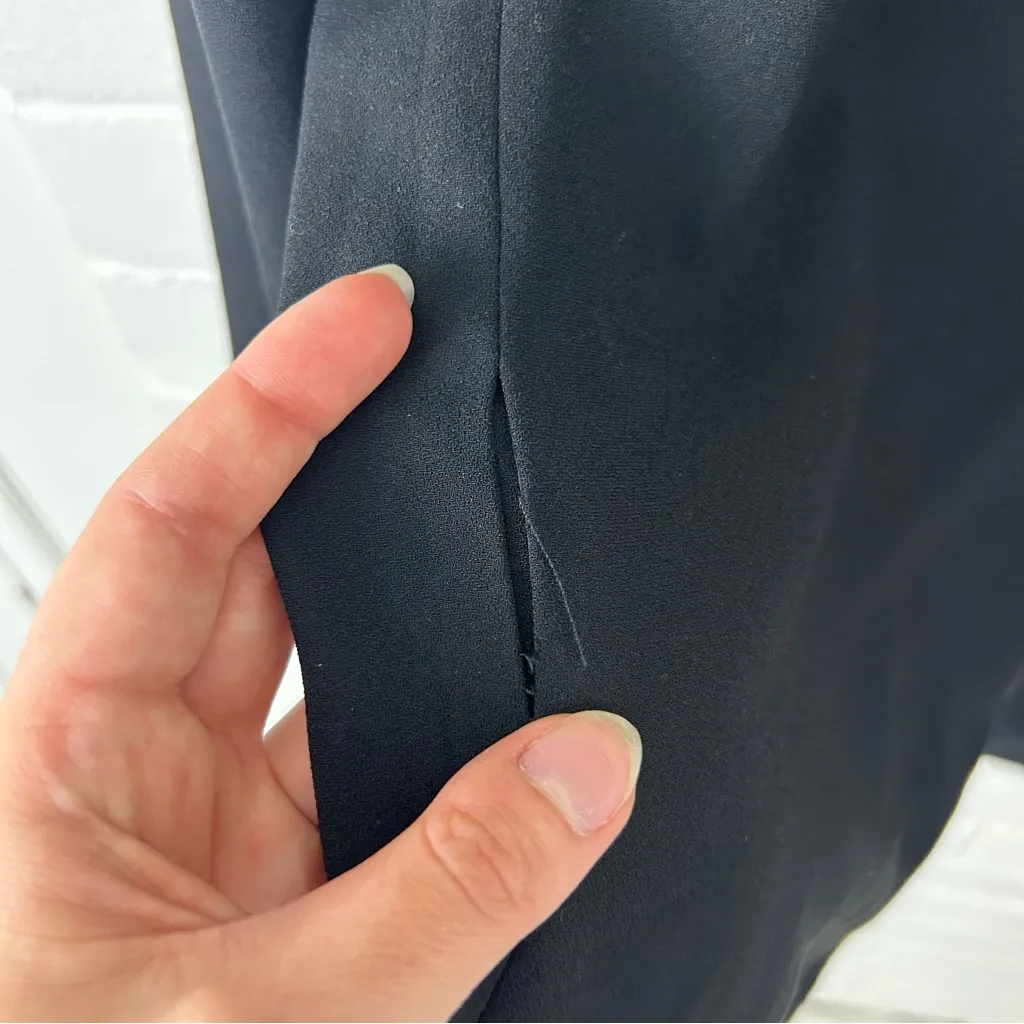 J.Crew 365 Black Crepe Wrap Blazer Size S - Image 8