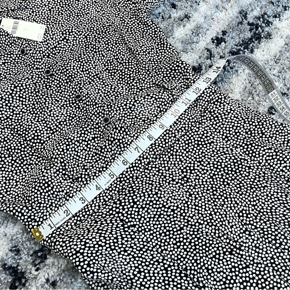 Anthropologie Loveland Wide Leg Black & White Jumpsuit New Size 2 - Image 13